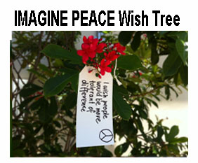 imagine peace peace tree