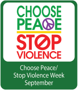 choose peace stop violence month